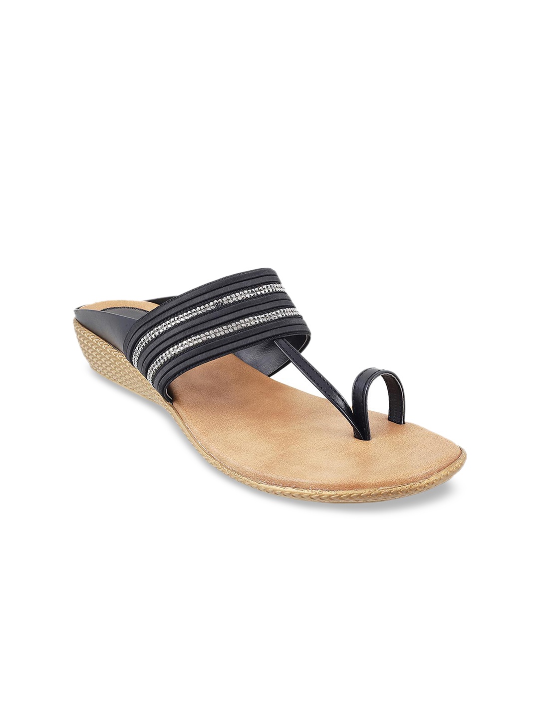 

WALKWAY by Metro Women Black Embellished Heels
