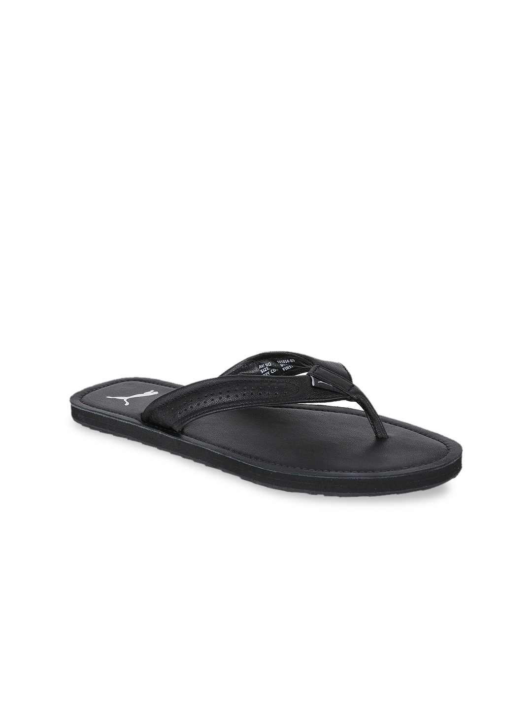 Puma Men Black Solid Thong Flip-Flops