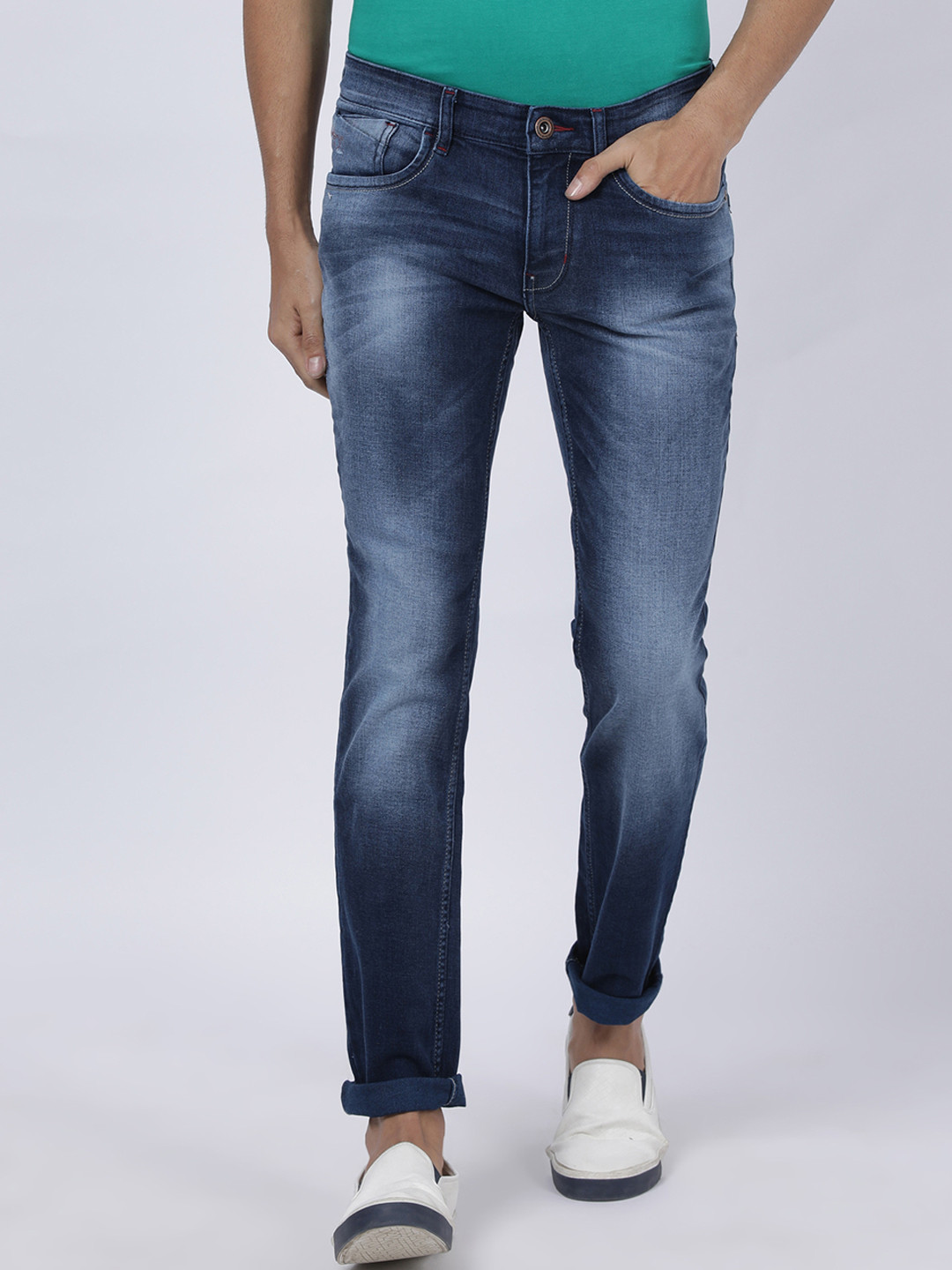

Llak Jeans Men Blue Skinny Fit Mid-Rise Clean Look Stretchable Jeans