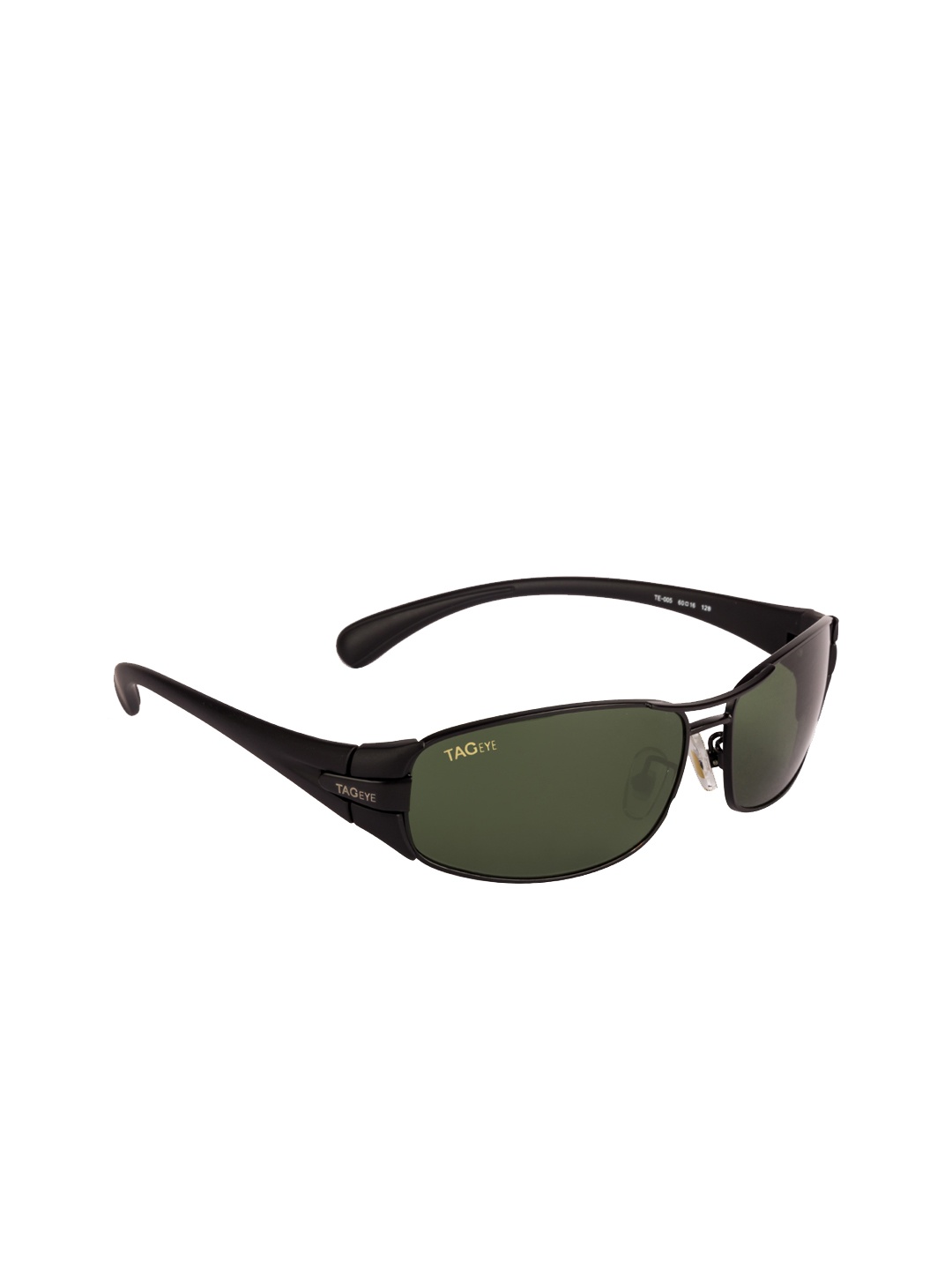 

TAG EYE Unisex Rectangle Sunglasses TE005TAG260, Green