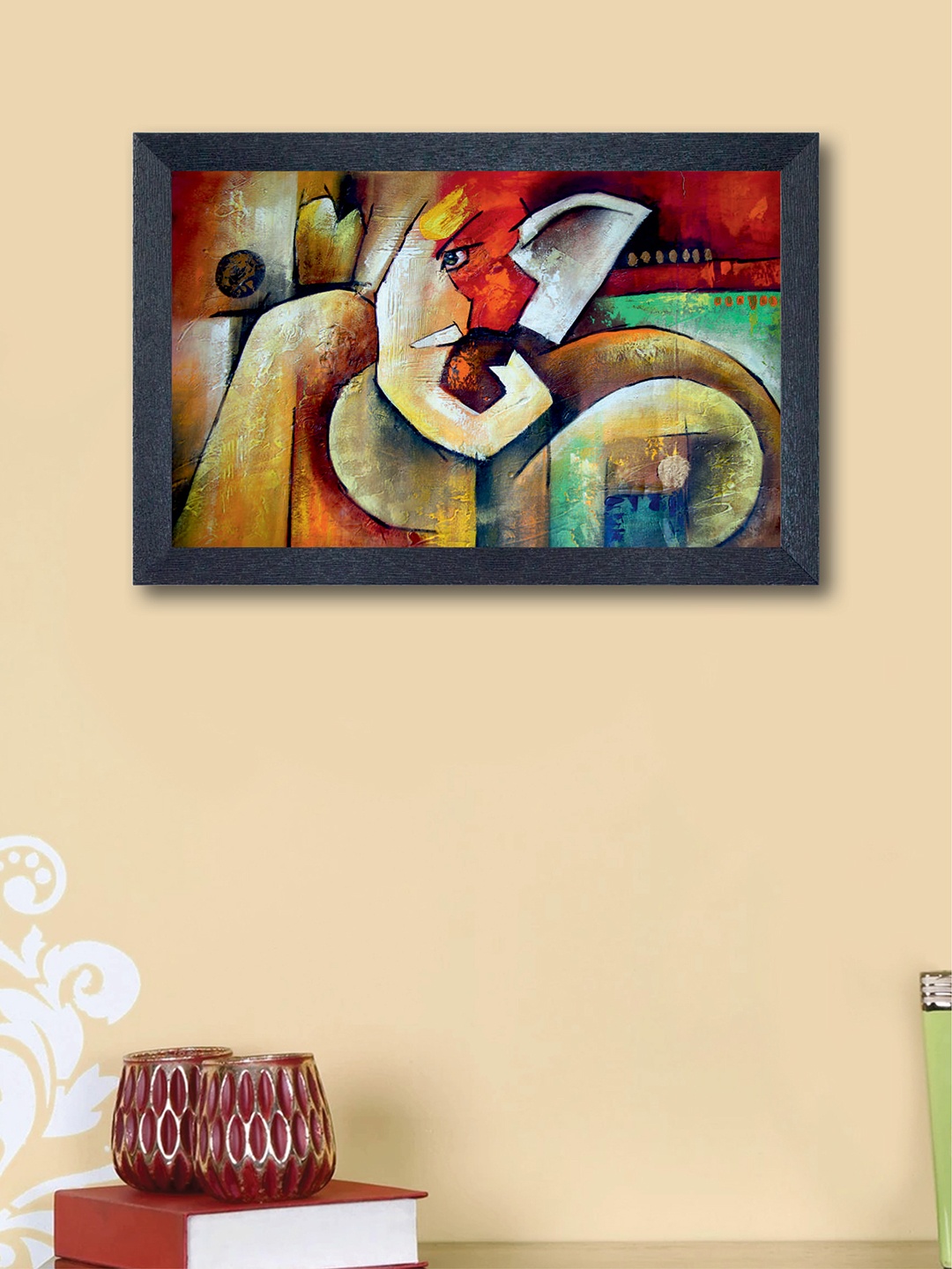 

nest ART Multicoloured Omkara Synthetic Wood Wall Art, Multi