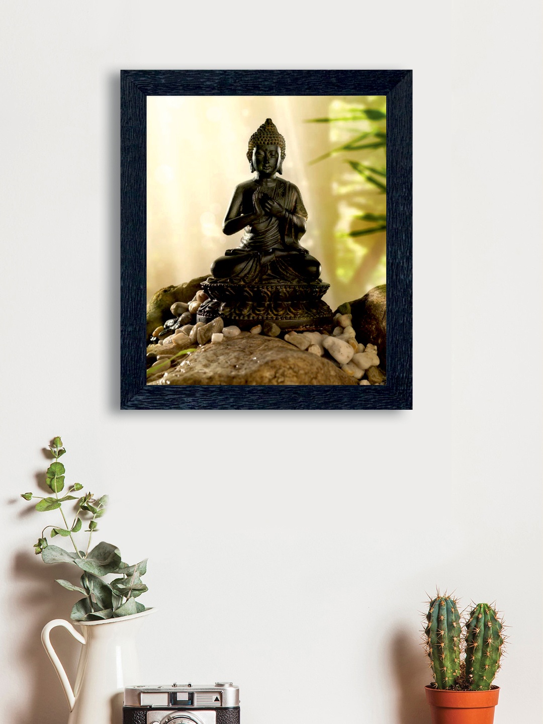 

nest ART Multicoloured Lord Buddha Wall Art, Multi