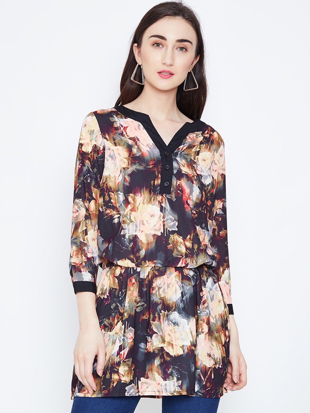 

Oxolloxo Women Multi-Coloured Printed Tunic