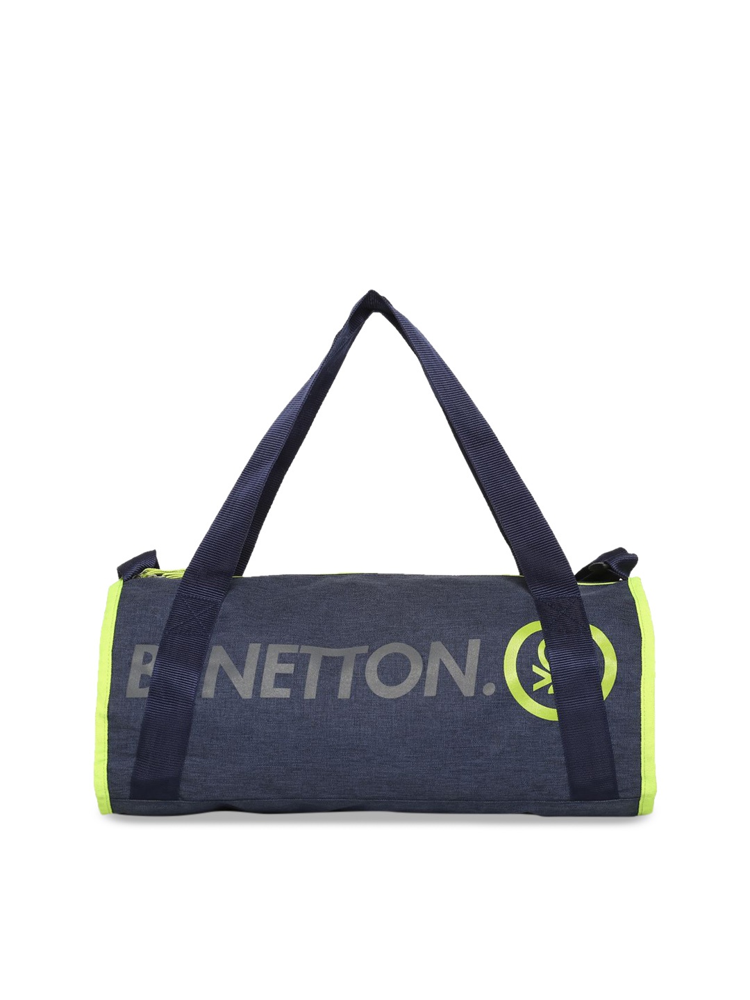 

United Colors of Benetton Unisex Blue Printed Medium Duffle Bag