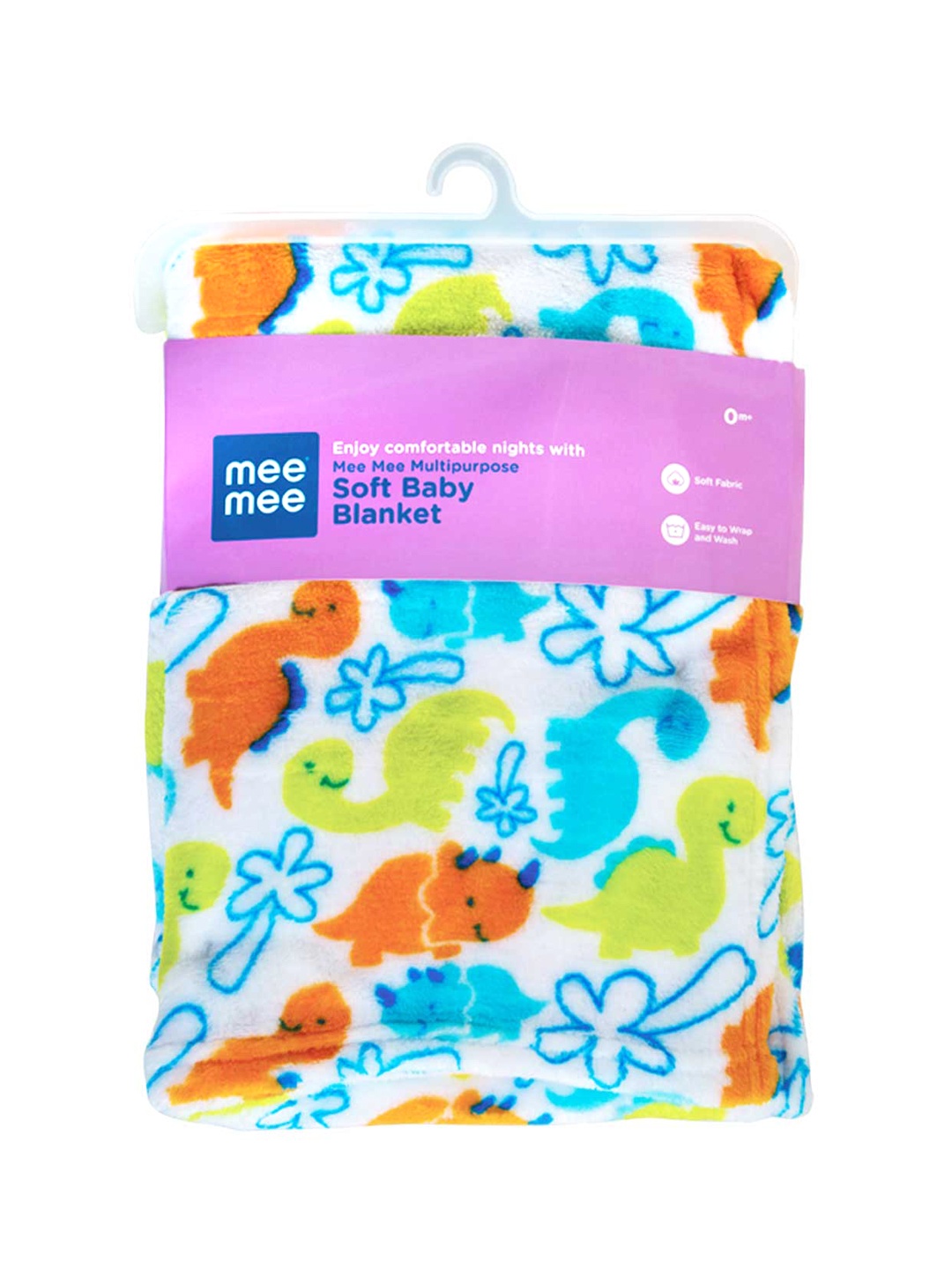 

MeeMee Green & Blue Abstract Mild Winter 300 GSM Single Bed Blanket