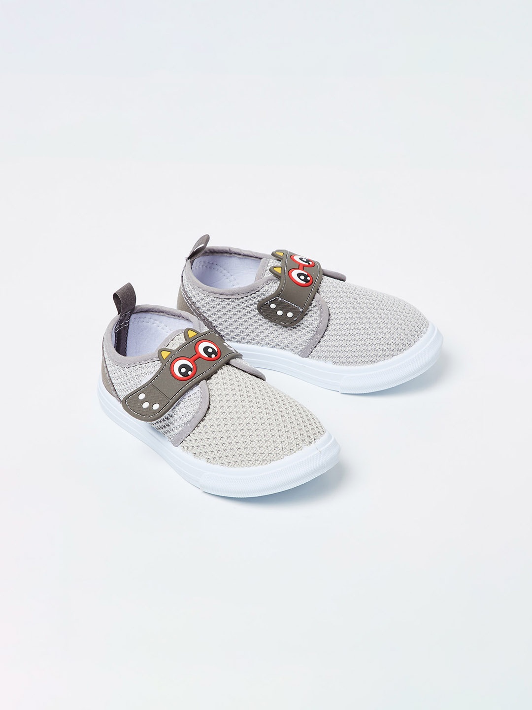 

Fame Forever by Lifestyle Boys Grey Woven Design Sneakers