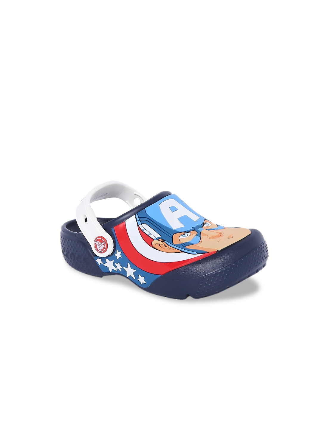 

Crocs Funlab Boys Blue Captain America Printed Clogs