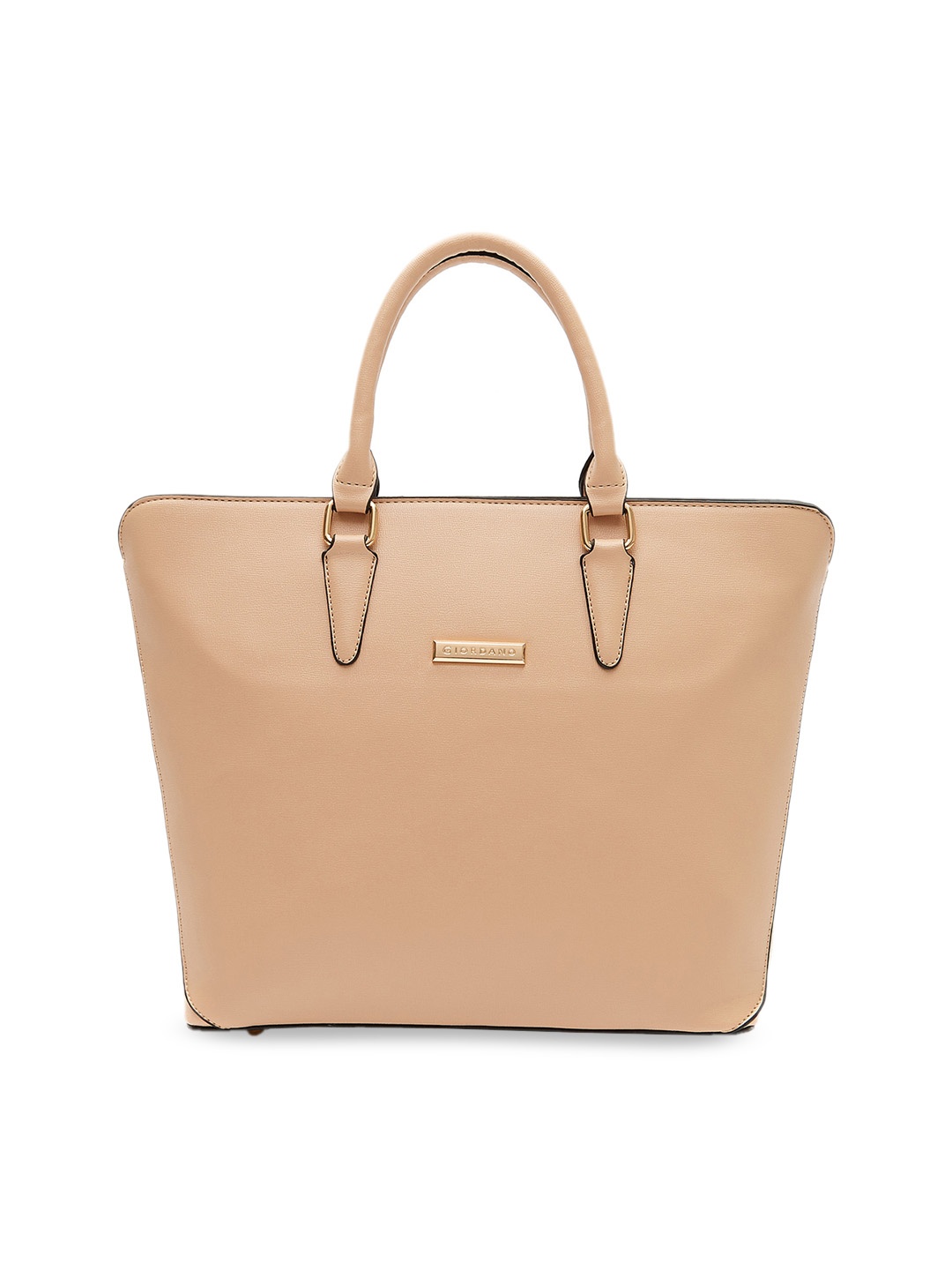 

GIORDANO Beige Solid Handheld Bag