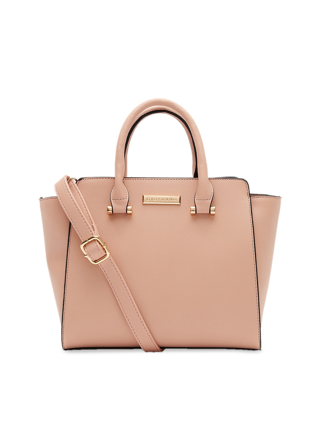 

GIORDANO Pink Solid Handheld Bag