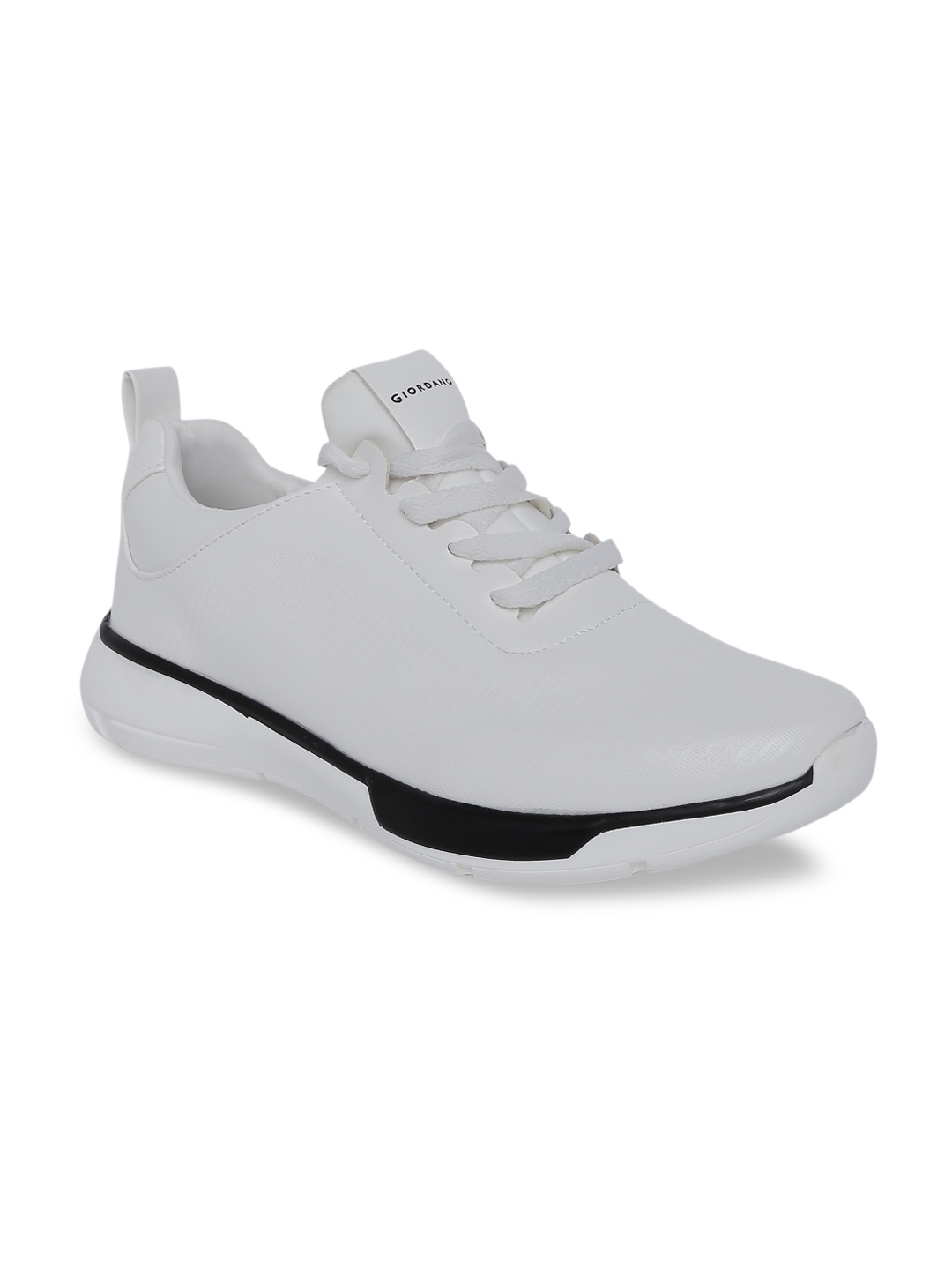 

GIORDANO Men White Synthetic Running Shoes
