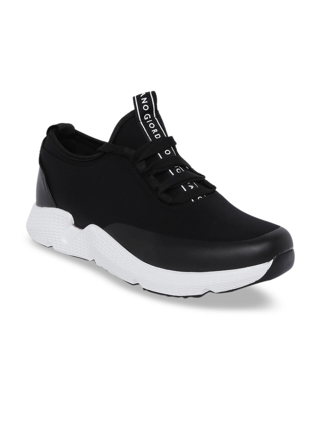 

GIORDANO Men Black Synthetic Running Shoes