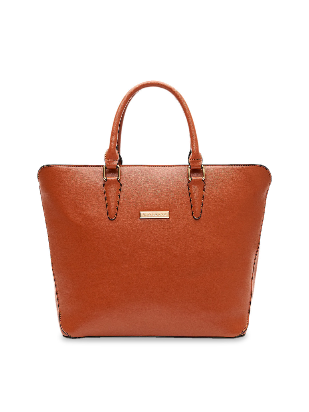 

GIORDANO Brown Solid Handheld Bag