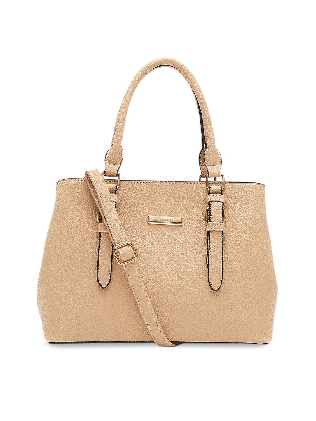 

GIORDANO Beige Solid Handheld Bag