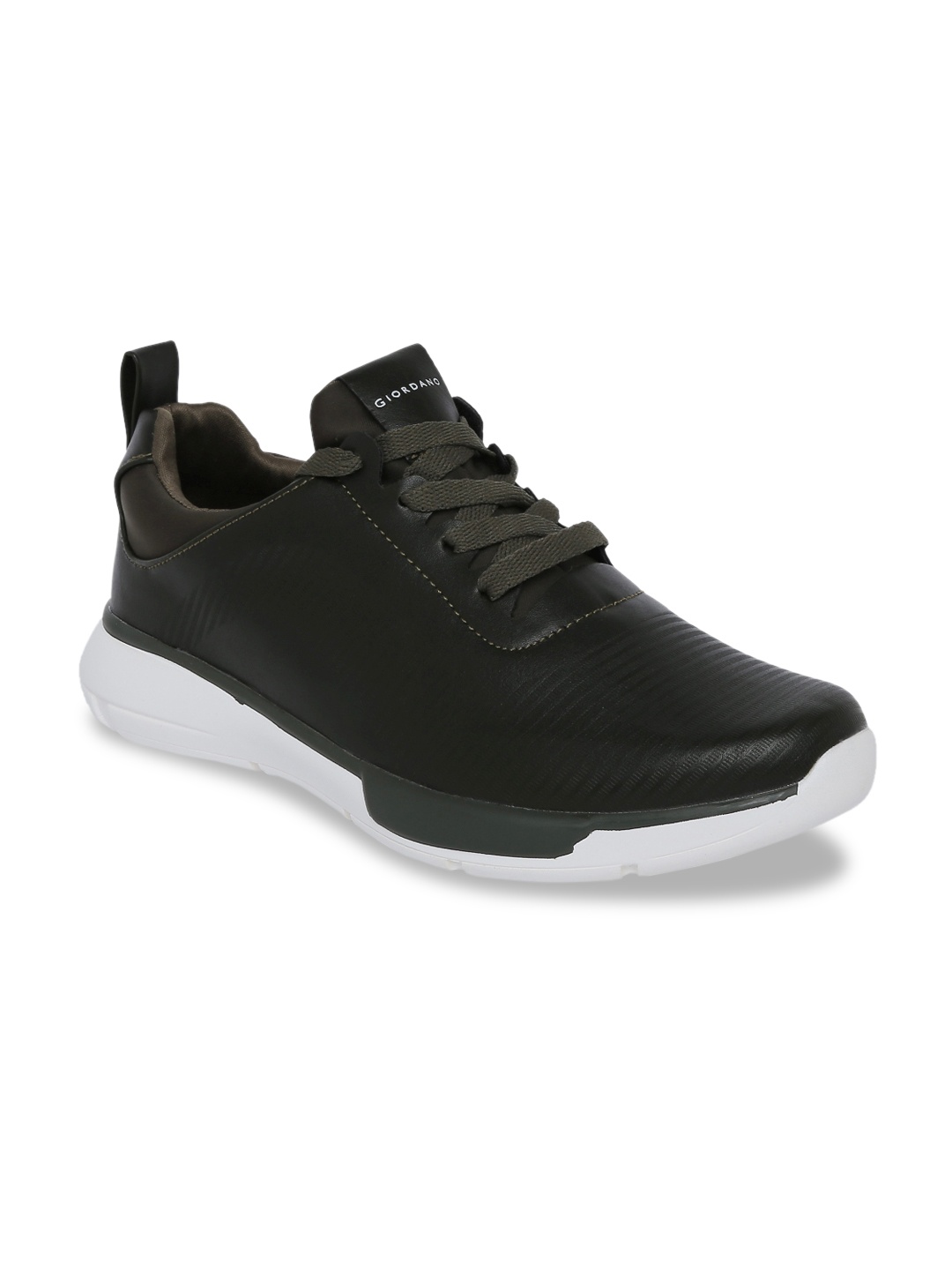 

GIORDANO Men Green Synthetic Running Shoes