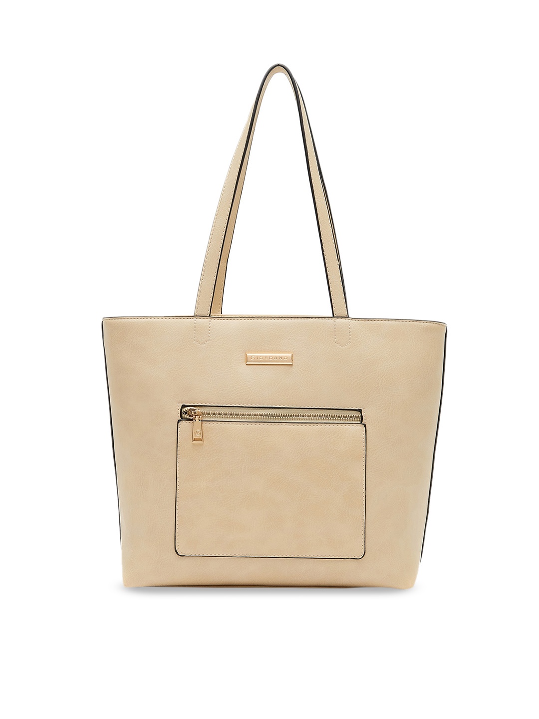 

GIORDANO Cream-Coloured Solid Shoulder Bag