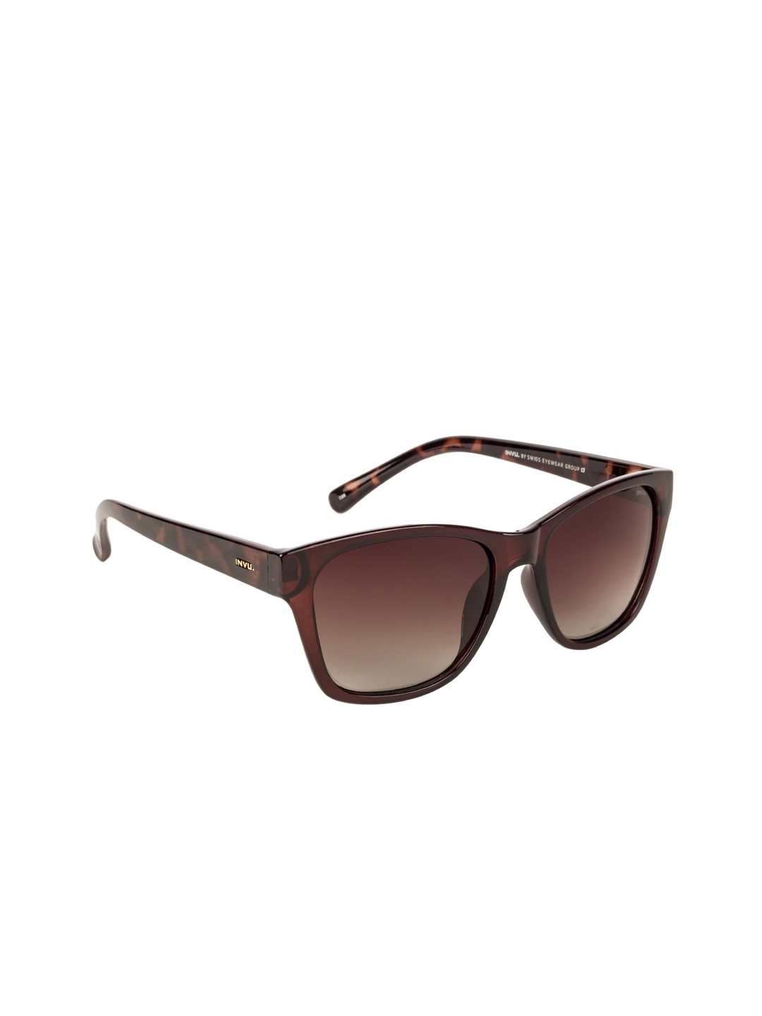 

INVU Women Wayfarer Sunglasses B2702B, Brown