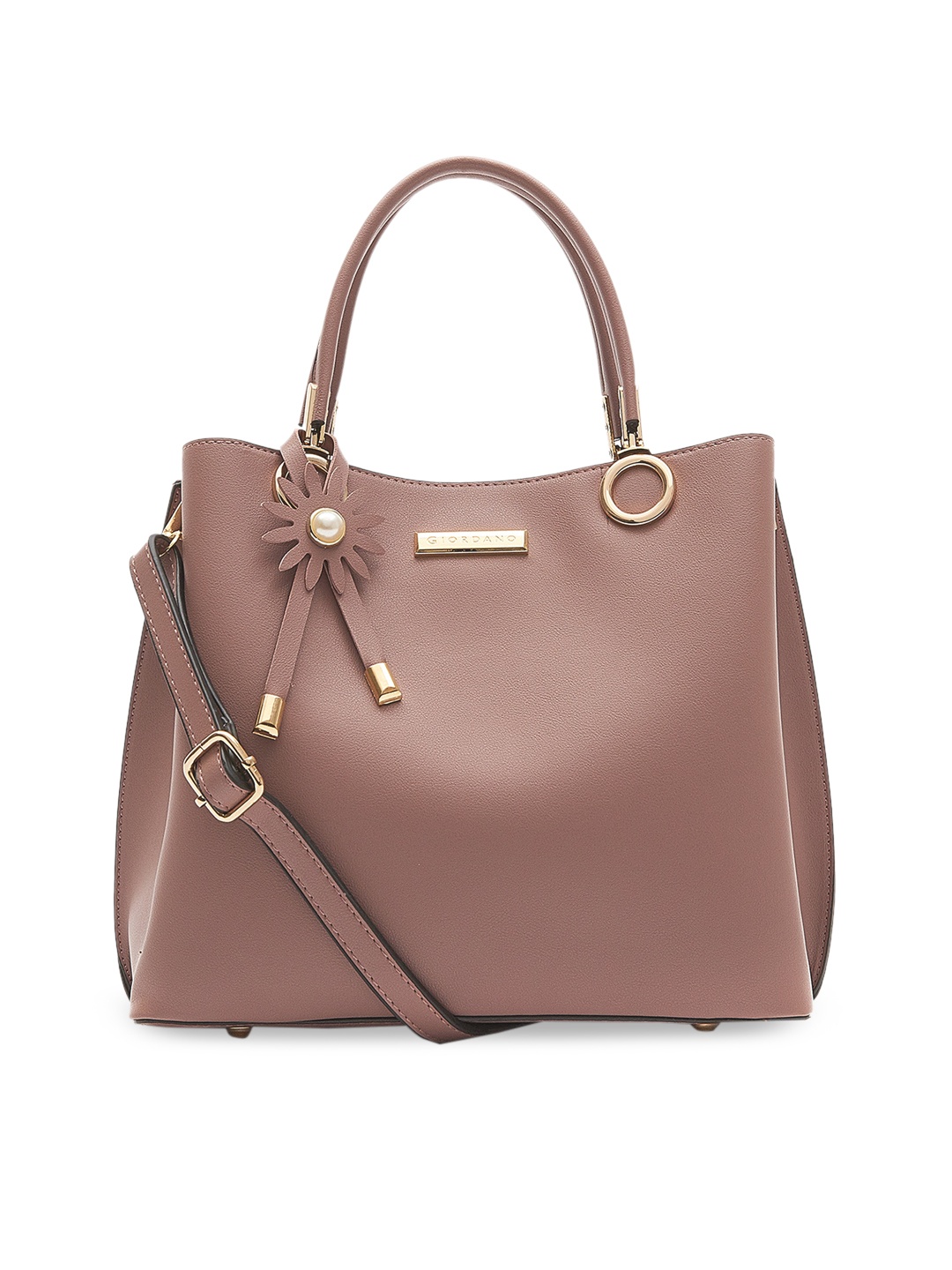 

GIORDANO Mauve Solid Handheld Bag