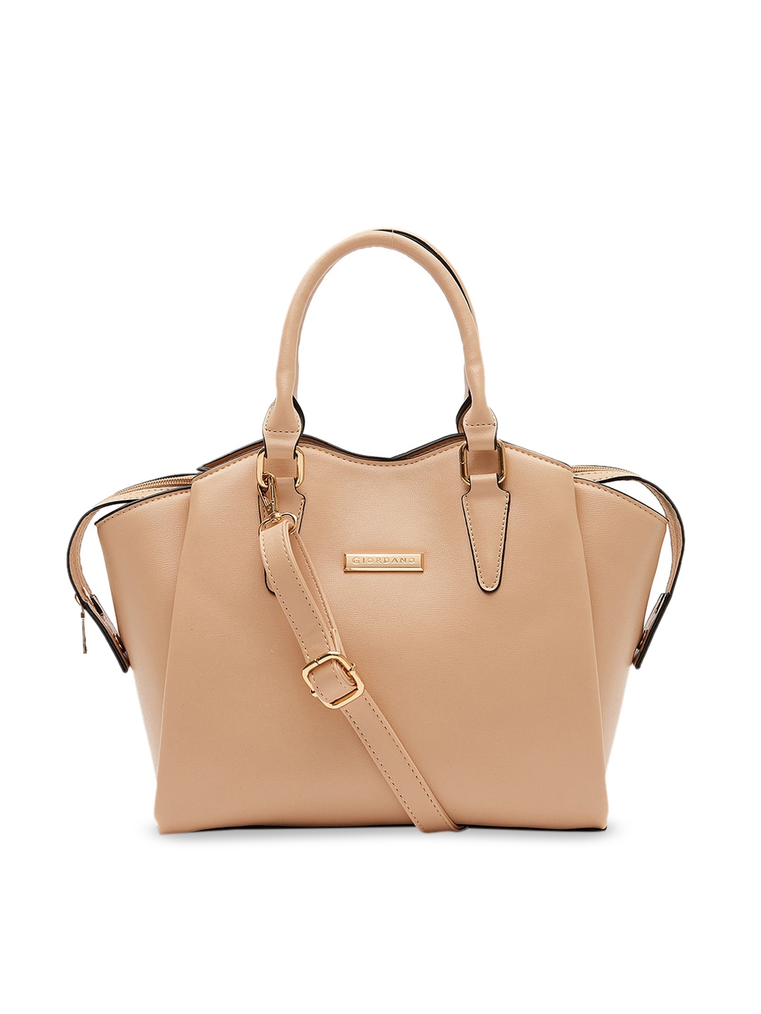 GIORDANO Beige Solid Handheld Bag