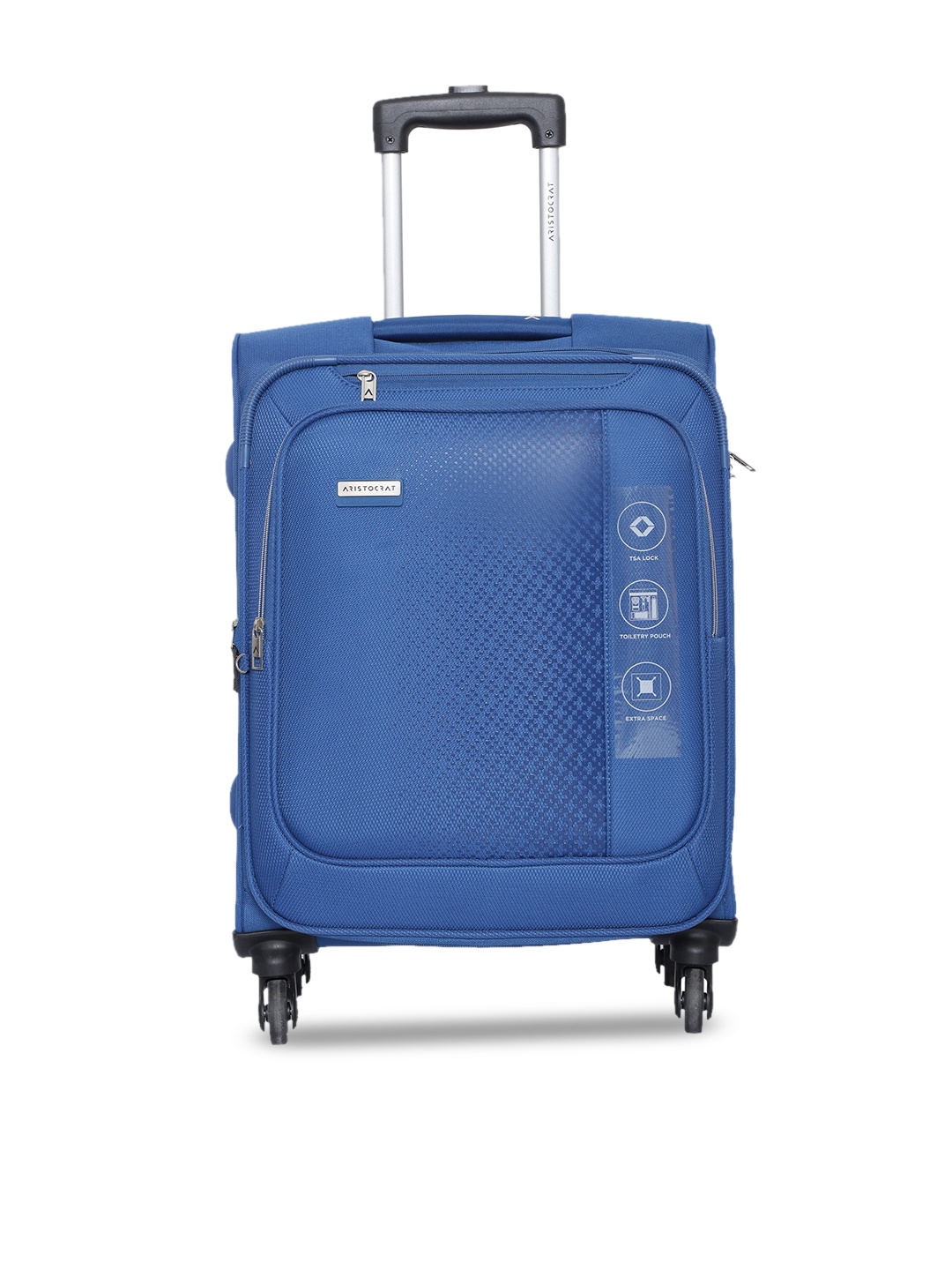 

Aristocrat SONATA Soft-Sided Cabin Trolley Bag, Blue
