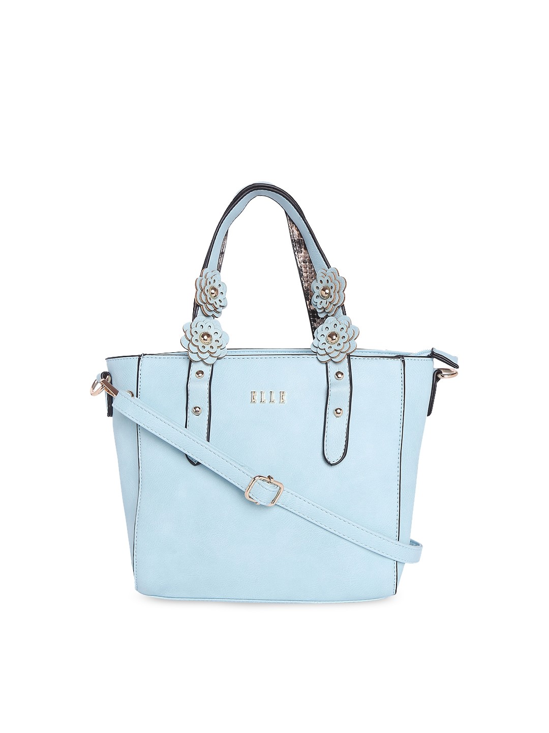 

ELLE Blue Embellished Handheld Bag
