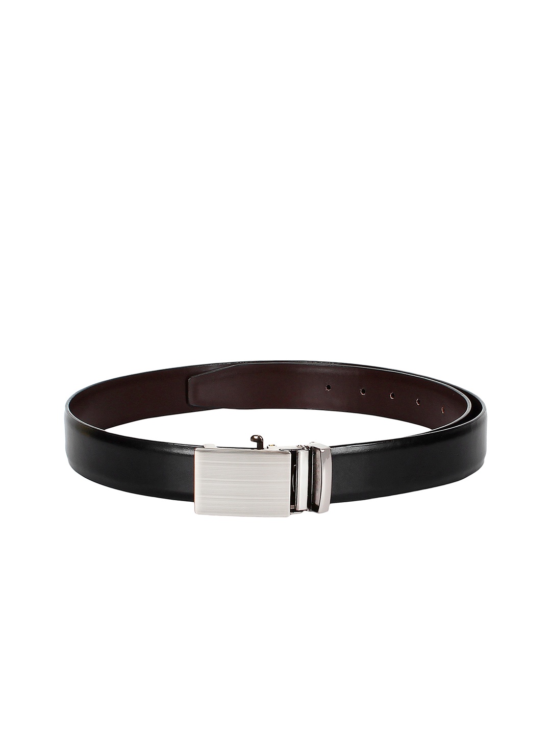 

amicraft Men Black & Brown Solid Reversible Belt