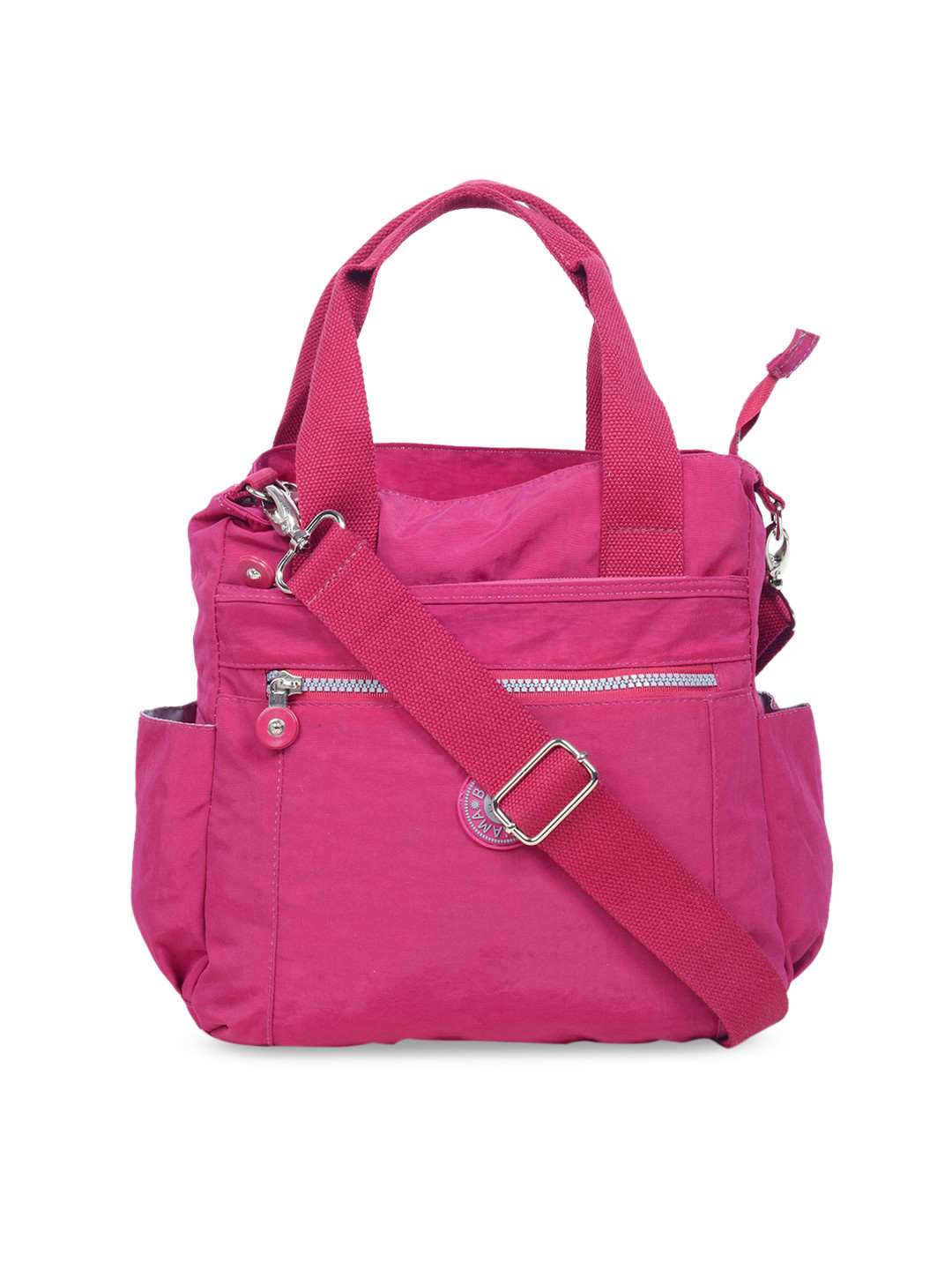 

BAHAMA Crinkle Range Red Solid Handheld Bag