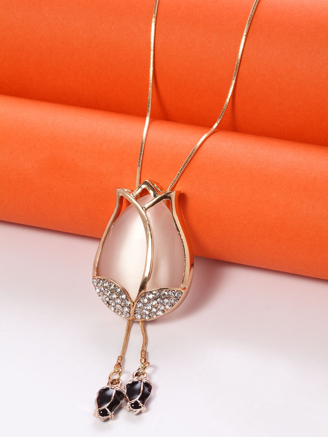 Shining Diva Fashion Women Gold-Plated Antique Necklace