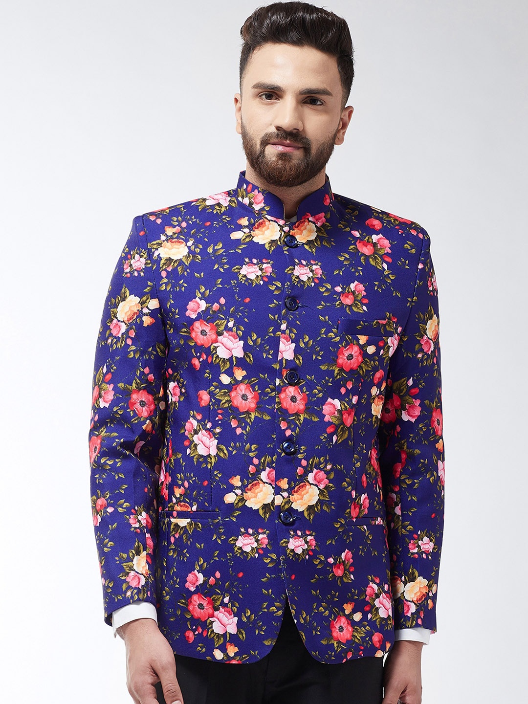 

SOJANYA Men Multicoloured Printed Blazer, Multi
