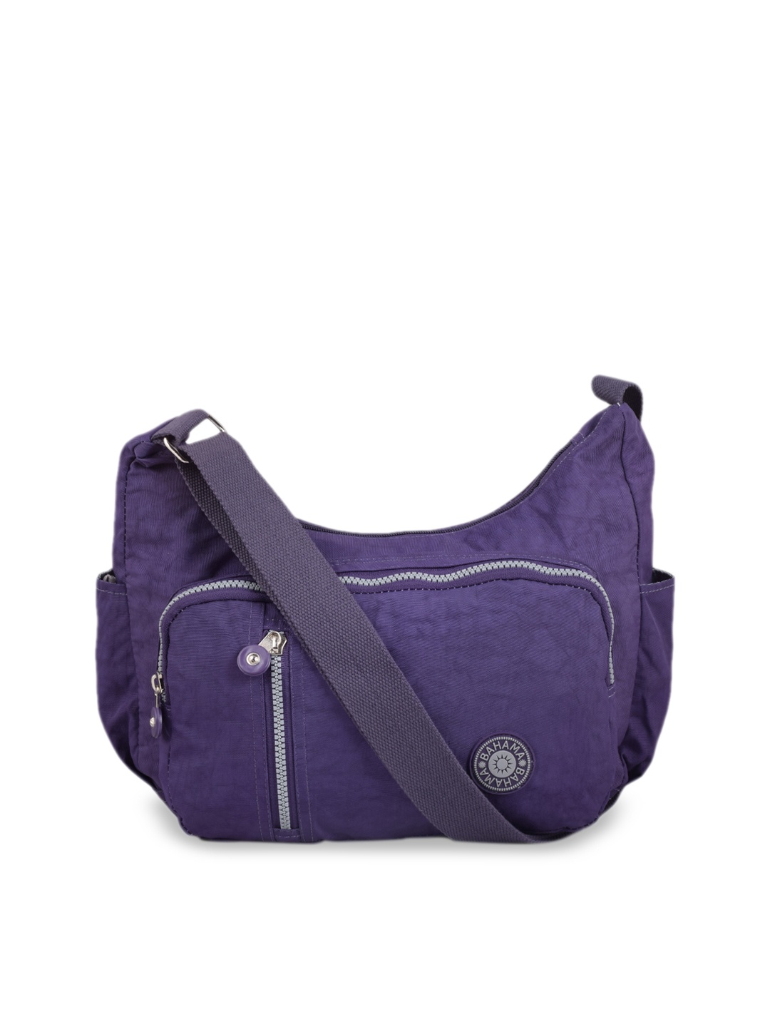 

BAHAMA Crinkle Range Unisex Purple Solid Messenger Bag