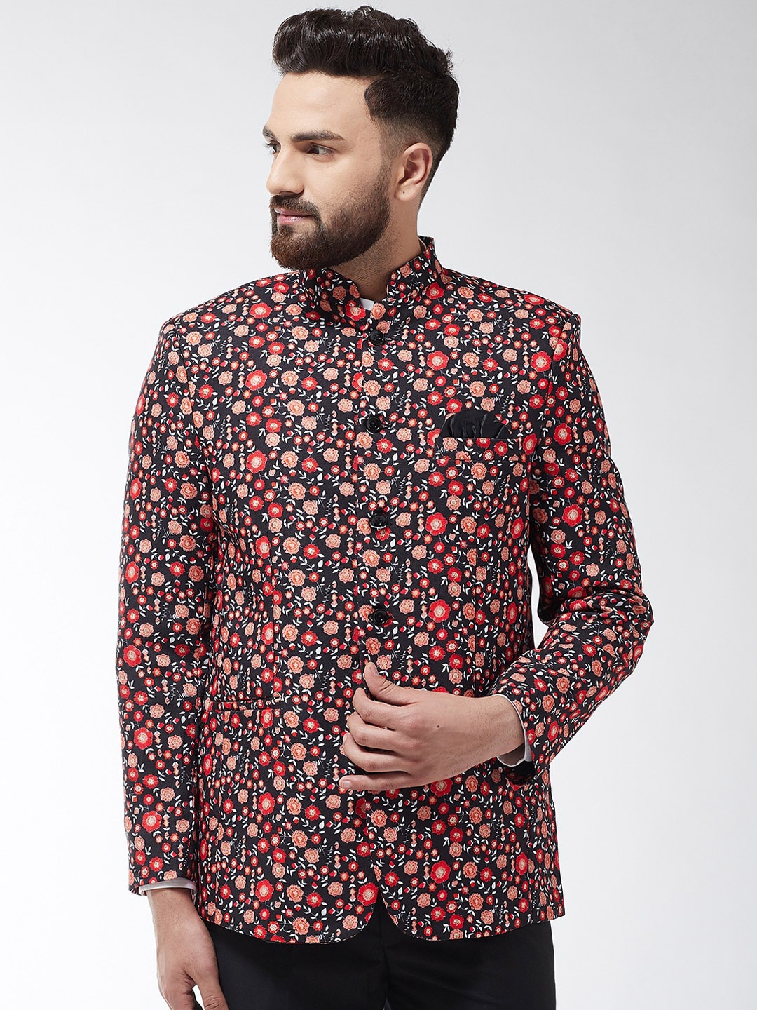 

SOJANYA Men Multicoloured Printed Blazer, Multi