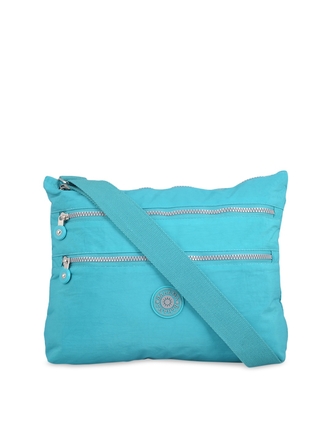 

BAHAMA Crinkle Range Unisex Blue Solid Messenger Bag