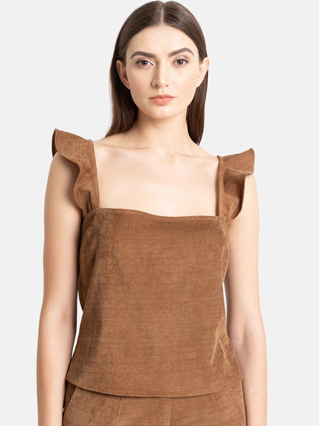 

Kazo Women Brown Solid Top