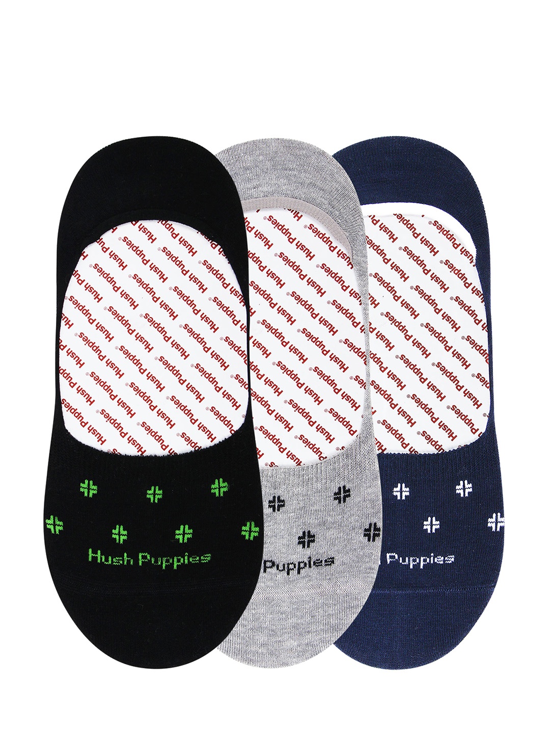 

Hush Puppies Men Pack of 3 Assorted Patterned Shoe Liners