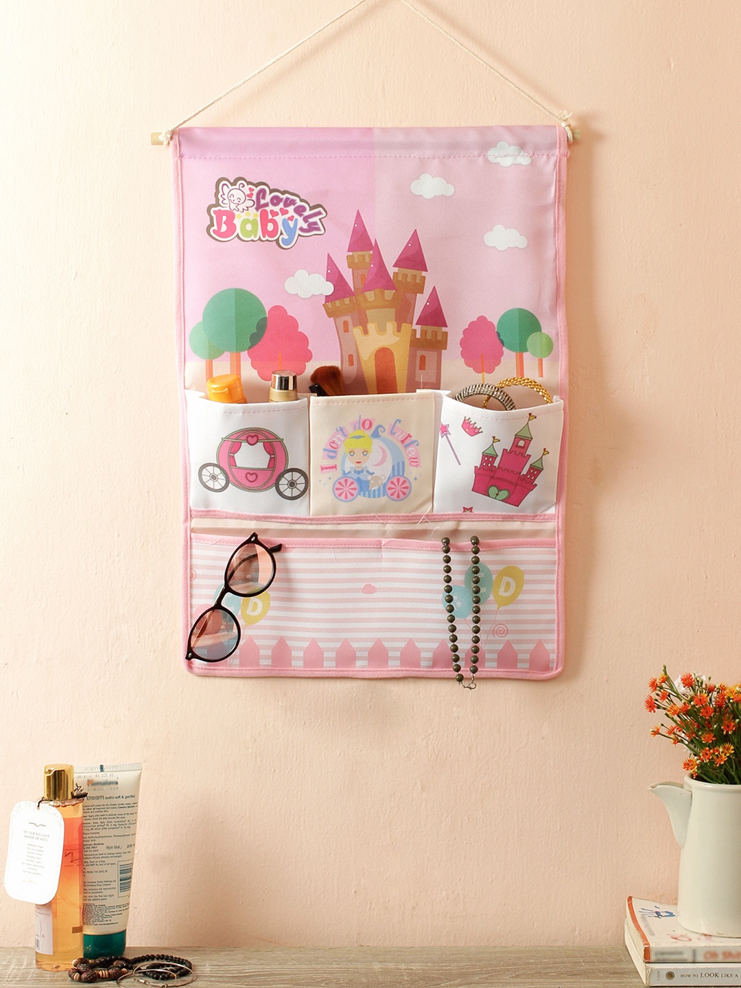 

Cortina Girls Pink Printed Handbag Organiser