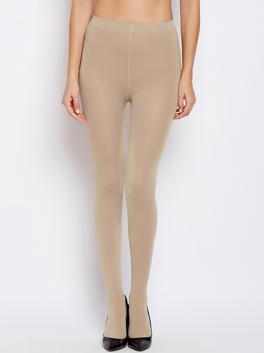 

Lebami Women Beige Solid Stockings