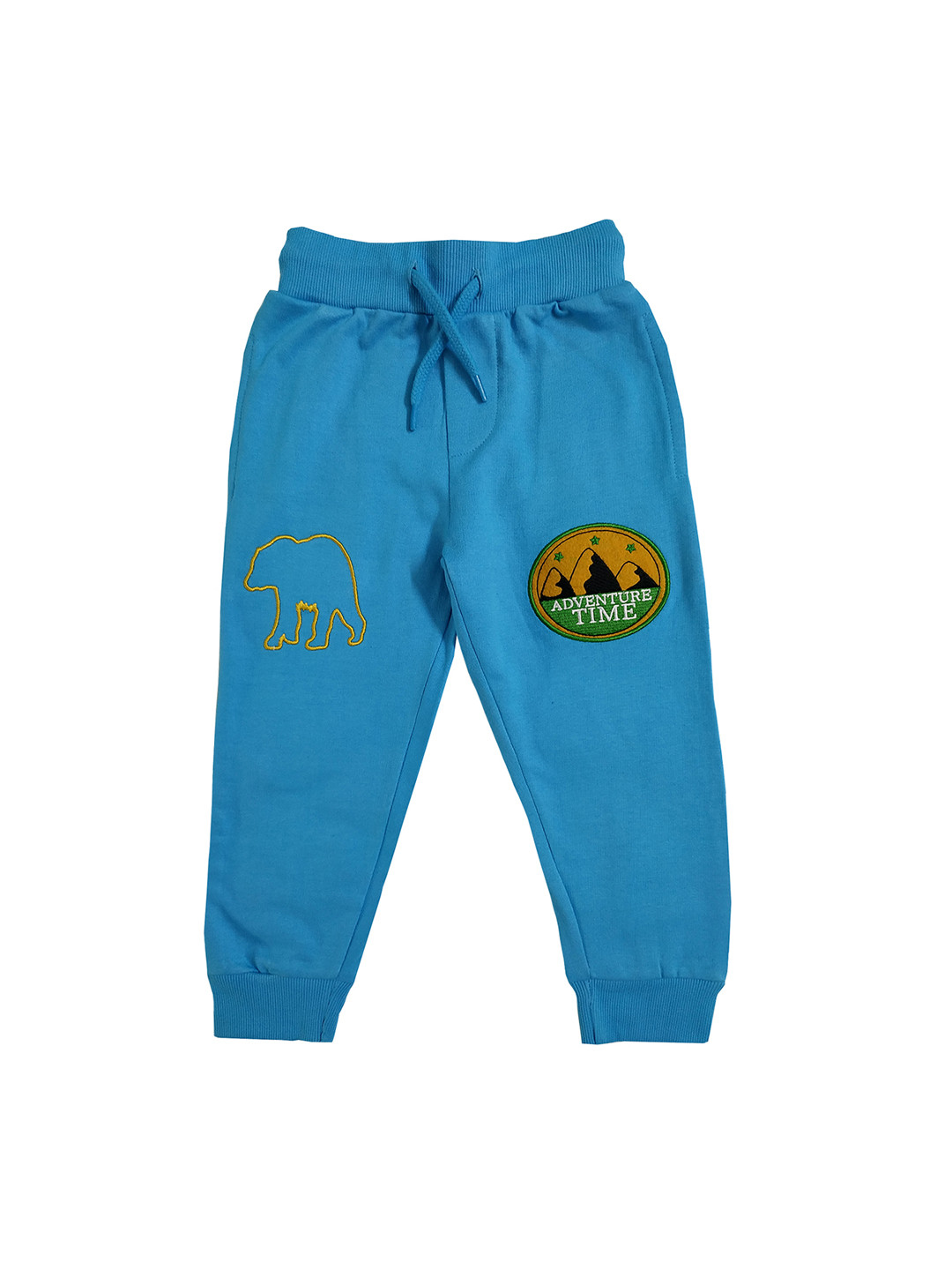 

KiddoPanti Boys Blue Solid Joggers