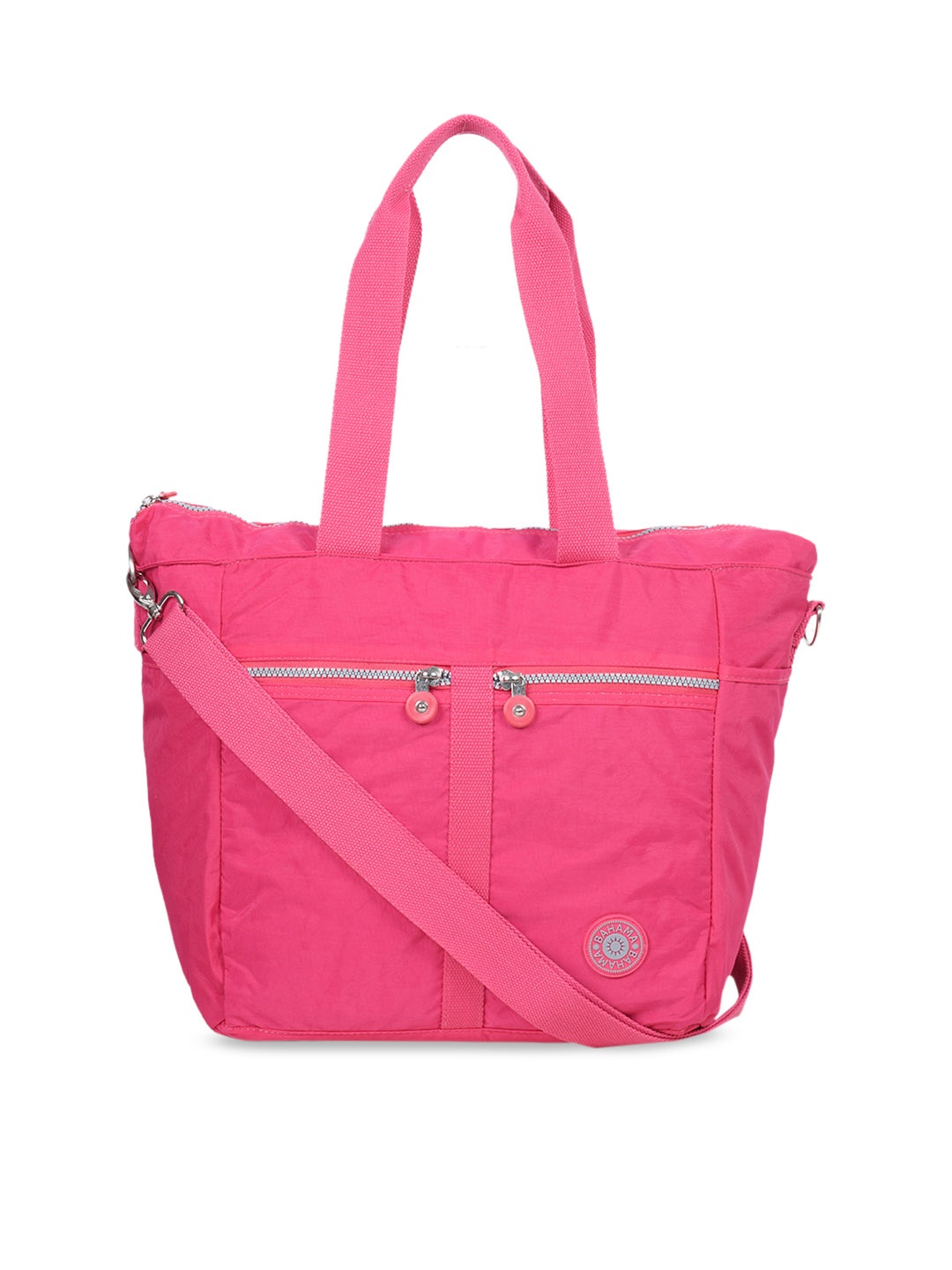 

BAHAMA Crinkle Range Fuchsia Solid Shoulder Bag