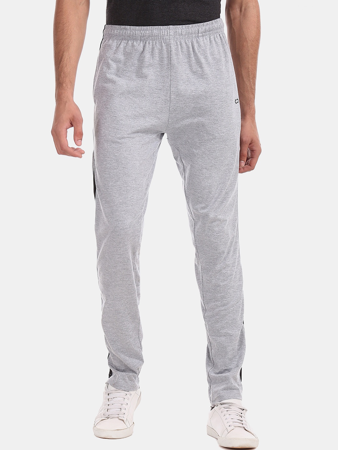 

Colt Men Grey Melange Solid Track Pants