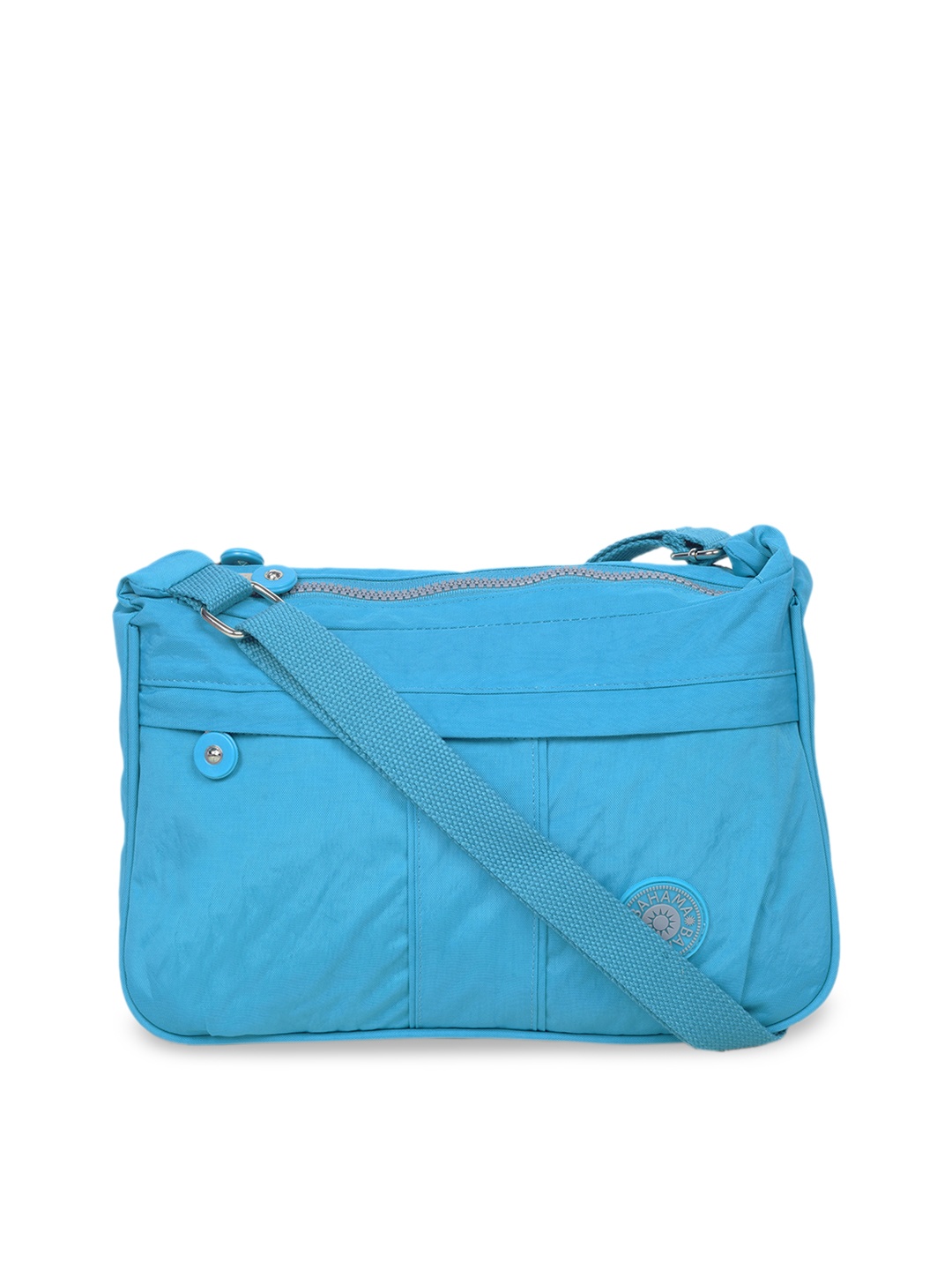 

BAHAMA Crinkle Range Unisex Blue Solid Messenger Bag