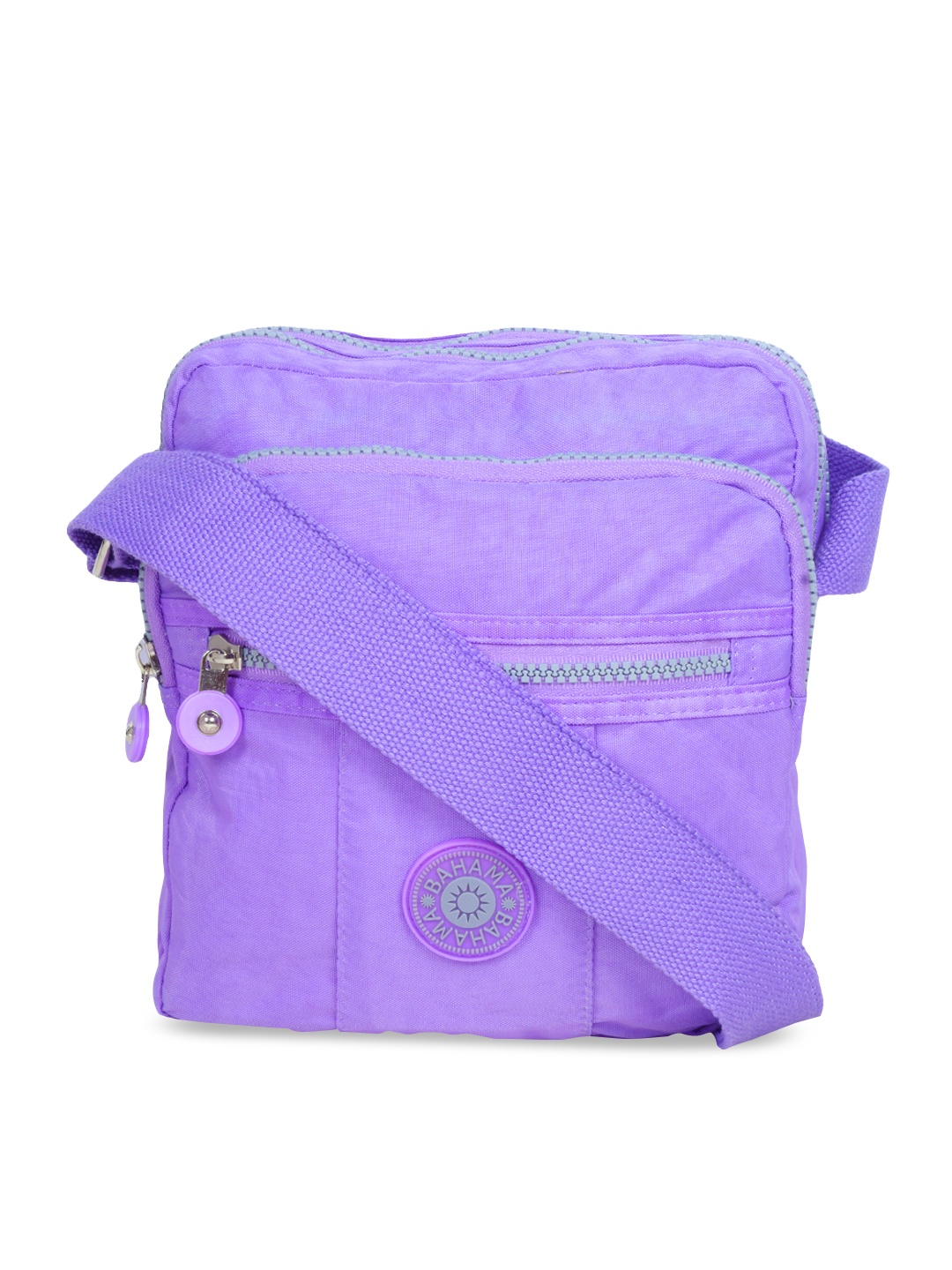 

BAHAMA Crinkle Range Unisex Purple Solid Messenger Bag