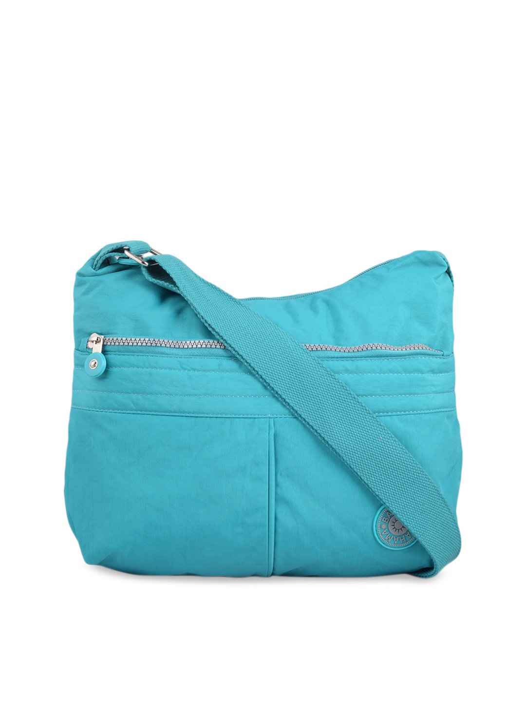 

BAHAMA Crinkle Range Unisex Blue Solid Lightweight Messenger Bag