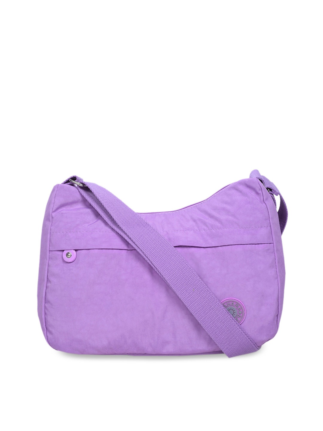 

BAHAMA Crinkle Range Unisex Purple Solid Messenger Bag