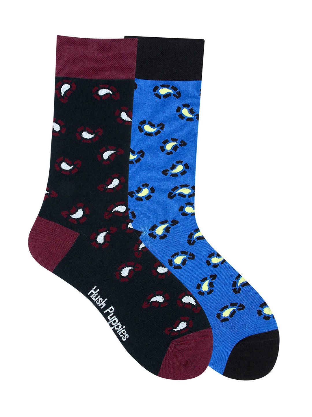 

Hush Puppies Men Pack of 2 Assorted Calf Length Socks