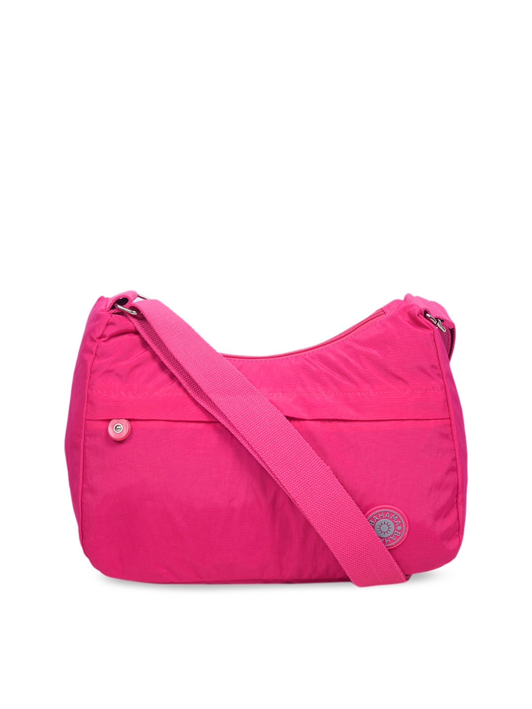 

BAHAMA Crinkle Range Unisex Fuchsia Solid Messenger Bag