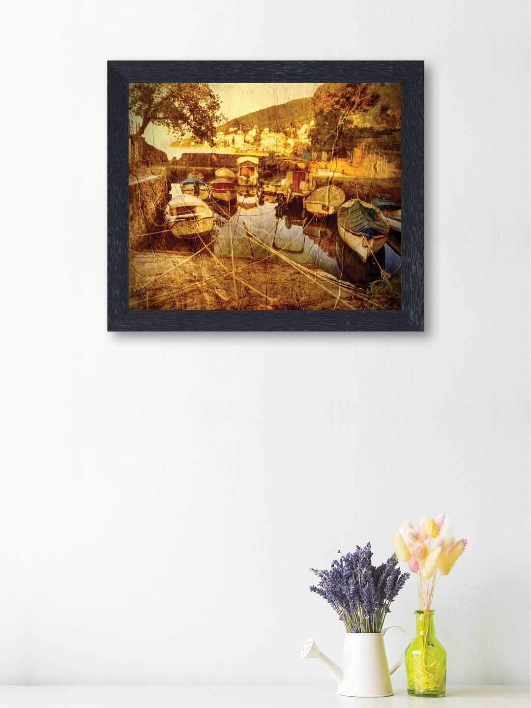 

nest ART Brown Synthetic Wood Abstract Wall Art