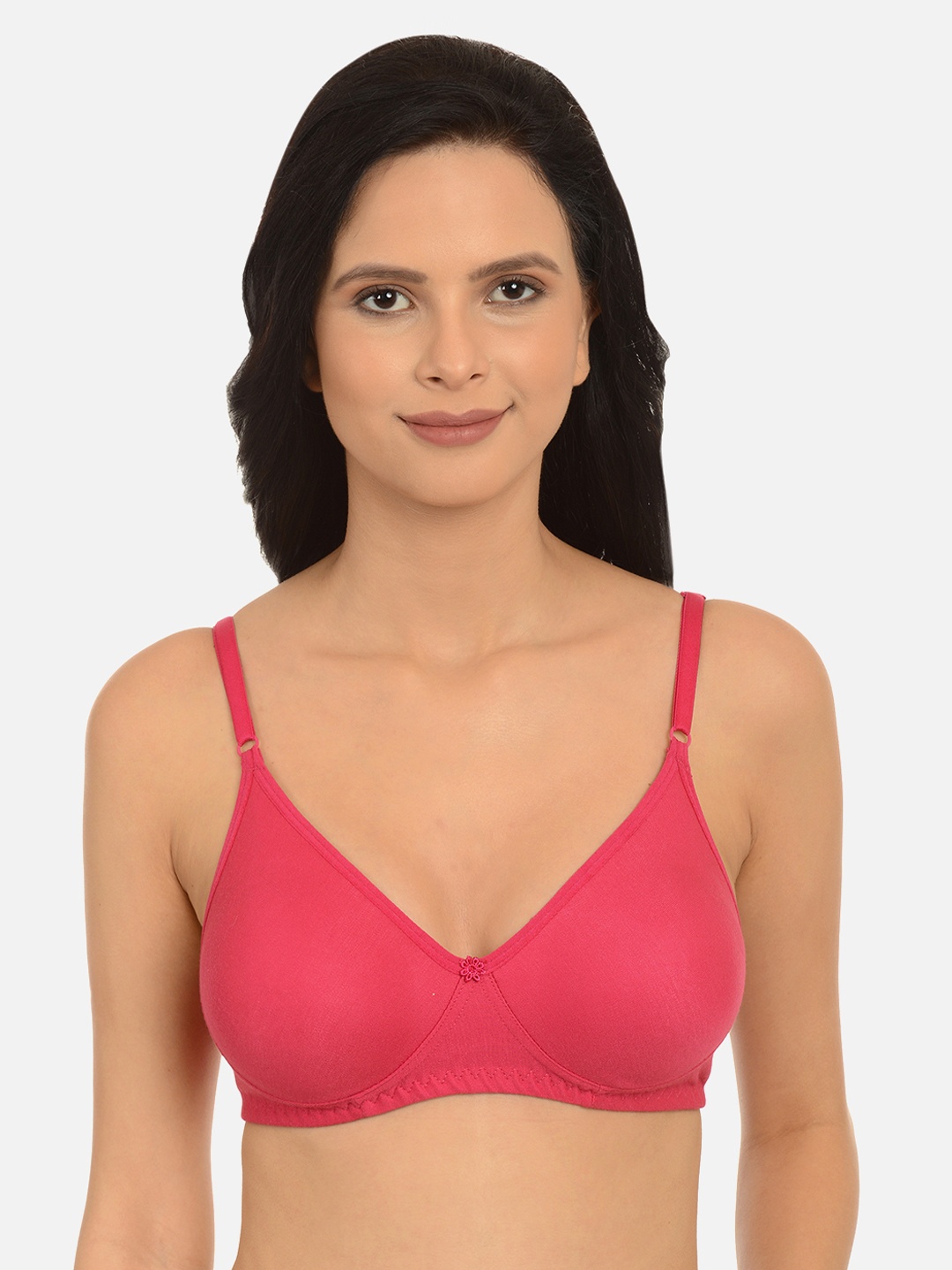 

mod & shy Pink Solid Non-Wired Non Padded Everyday Bra MS83