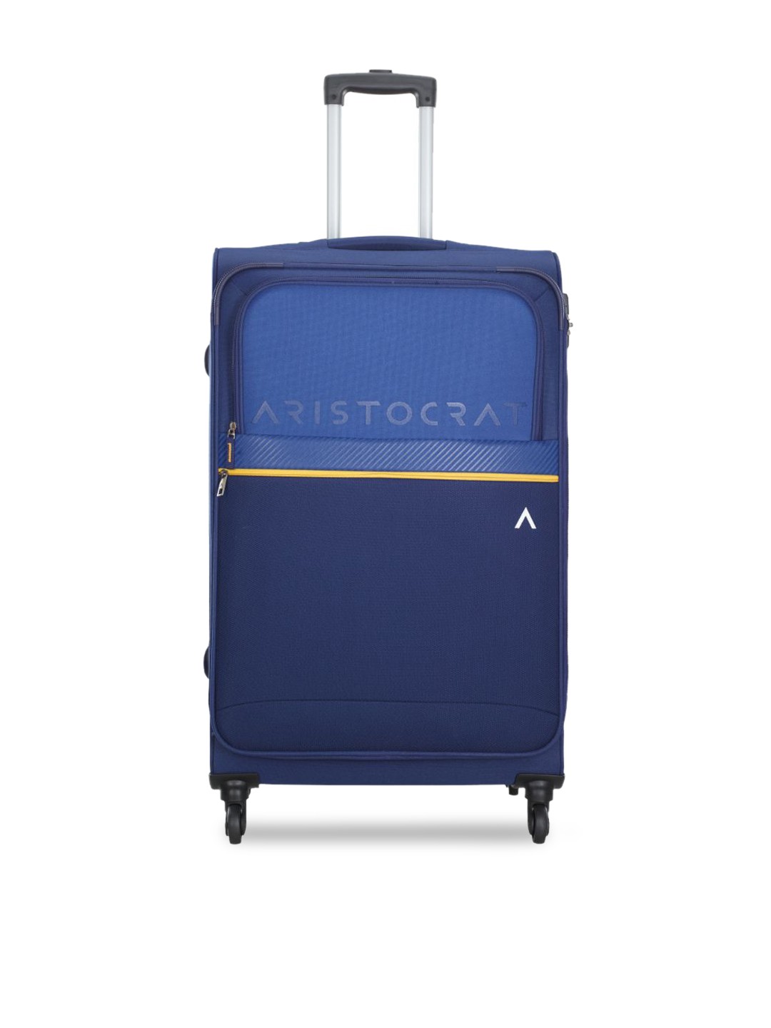 

Aristocrat Unisex Blue Solid Large Trolley Bag