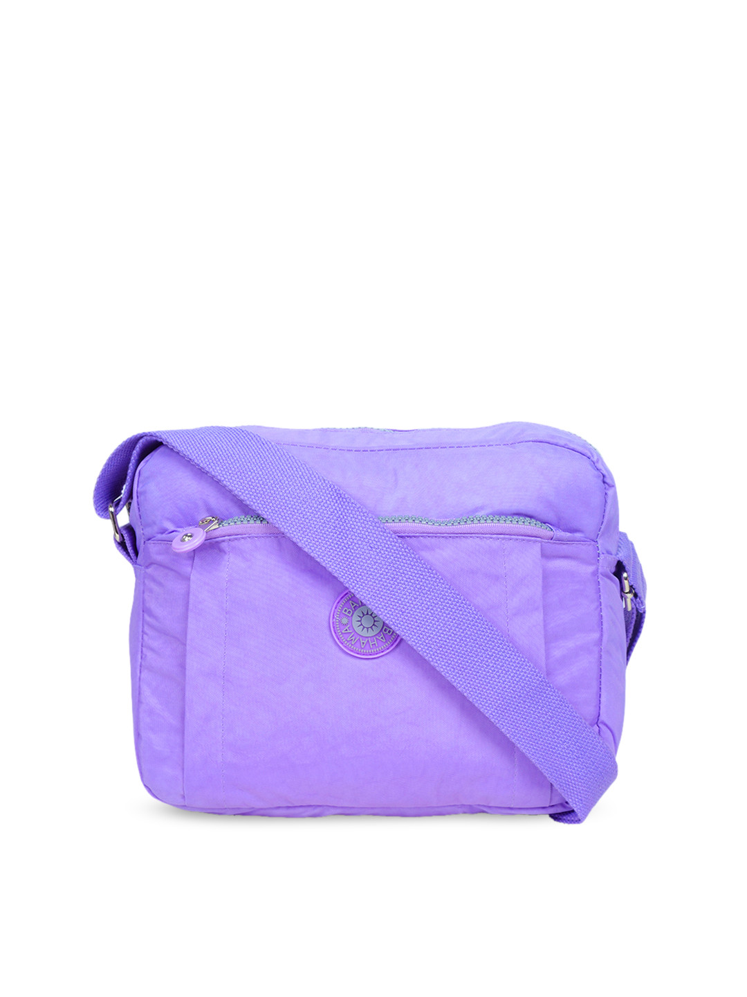 

BAHAMA Crinkle Range Unisex Purple Solid Messenger Bag