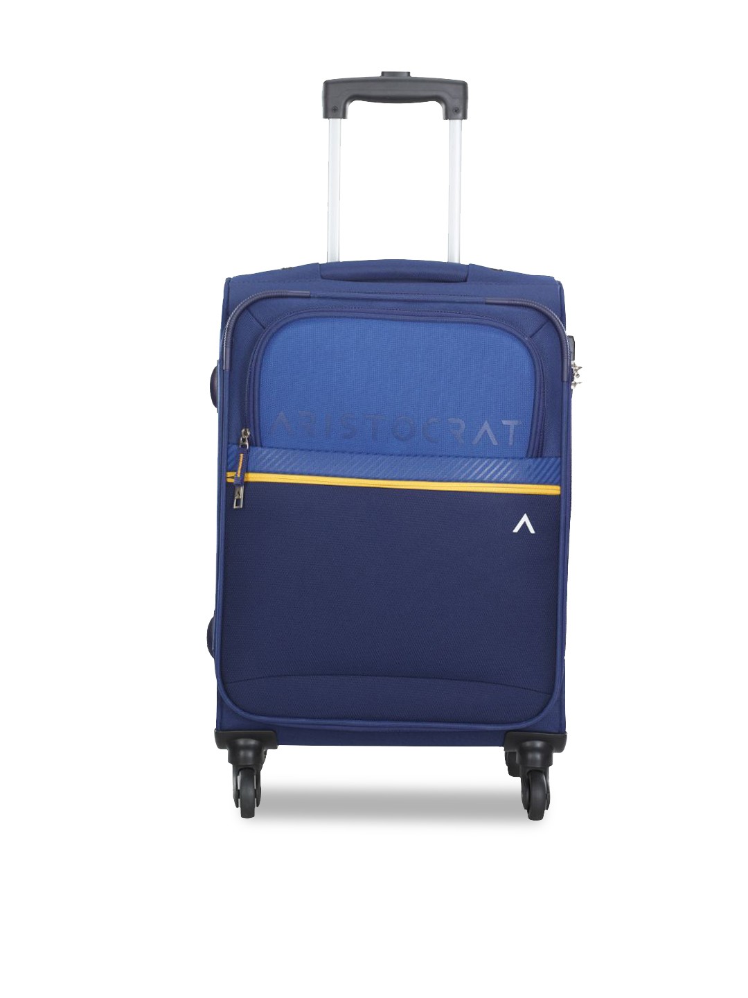 

Aristocrat Unisex Blue Colorblocked Cabin Trolley Bag