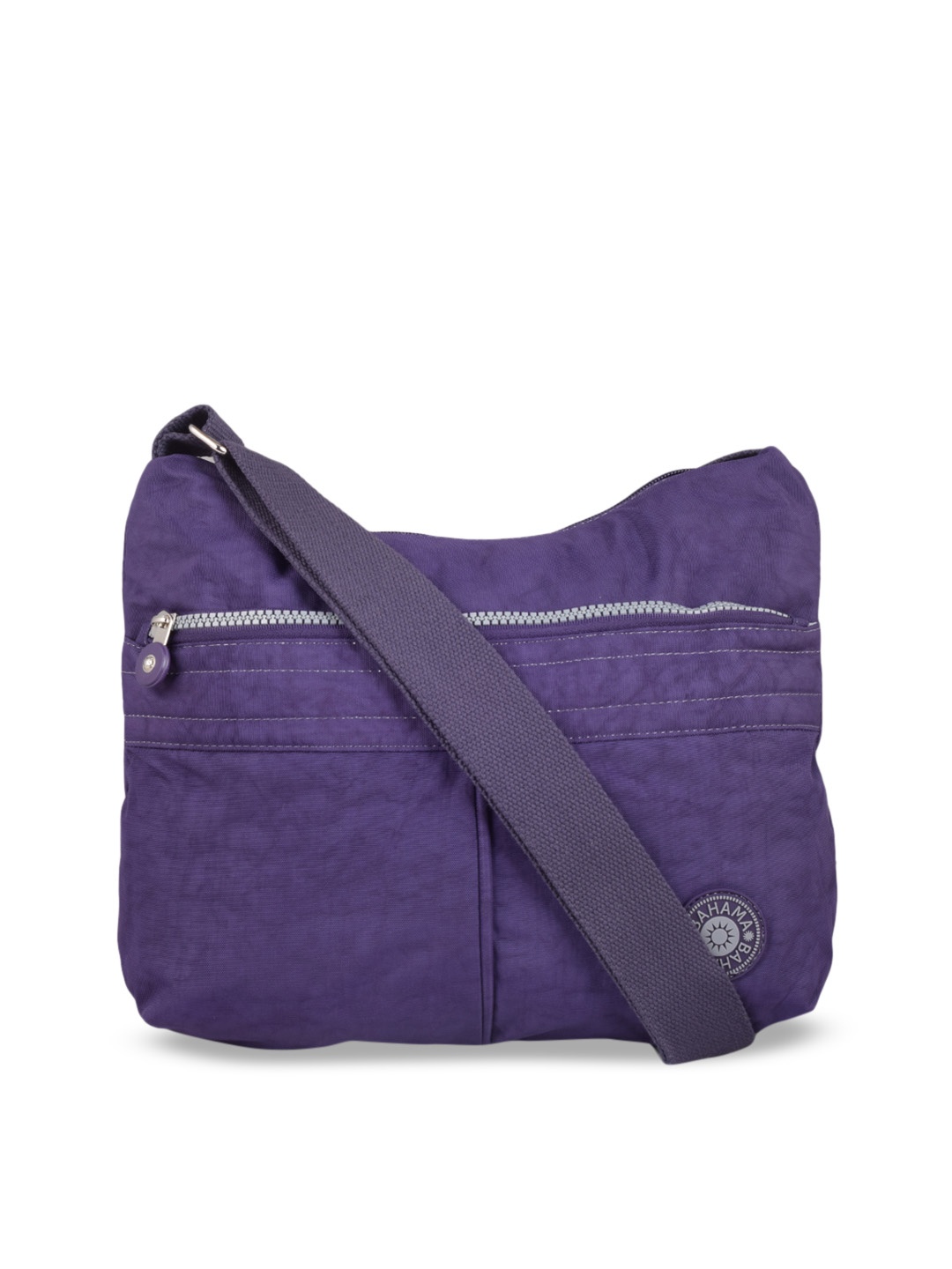 

BAHAMA Crinkle Range Unisex Purple Solid Messenger Bag